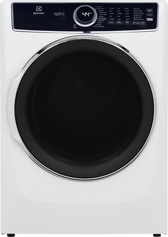 Electrolux 27" 8 cu. ft. Front Load Electric Dryer with Perfect Steam and LuxCare Dry System