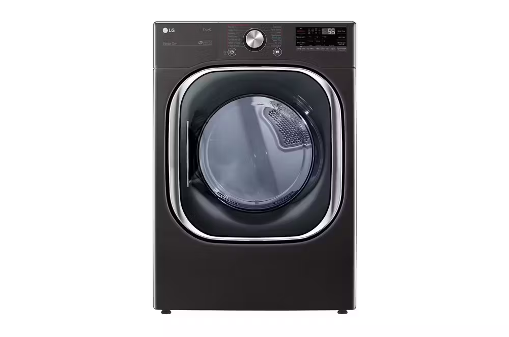 LG 7.4 Cu. Ft. Smart wi-fi Enabled Front Load Gas Dryer with TurboSteam and Built-In Intelligence - Black Steel