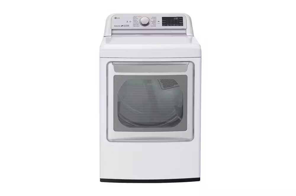 LG 7.3 cu.ft. wi-fi Enabled Gas Dryer with EasyLoad Door and TurboSteam