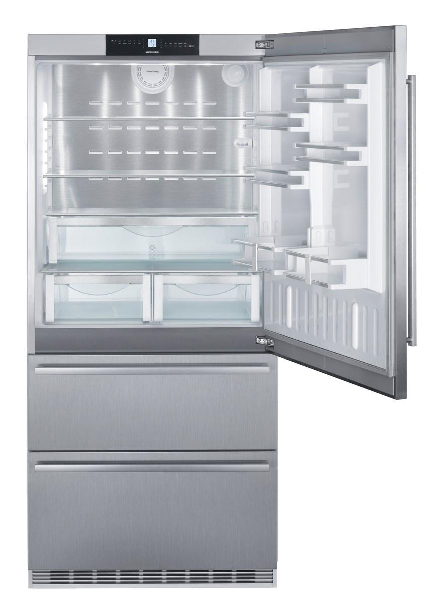 Liebherr Fridge-freezer with NoFrost, 19.5 cu. ft. Total Capacity - Stainless Steel