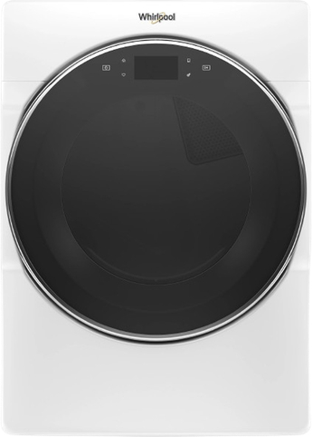 Whirlpool 7.4 cu. ft. Smart Front Load Electric Dryer with Remote Start, Intuitive Controls, Advanced Moisture Sensing, Dryer Rack in White