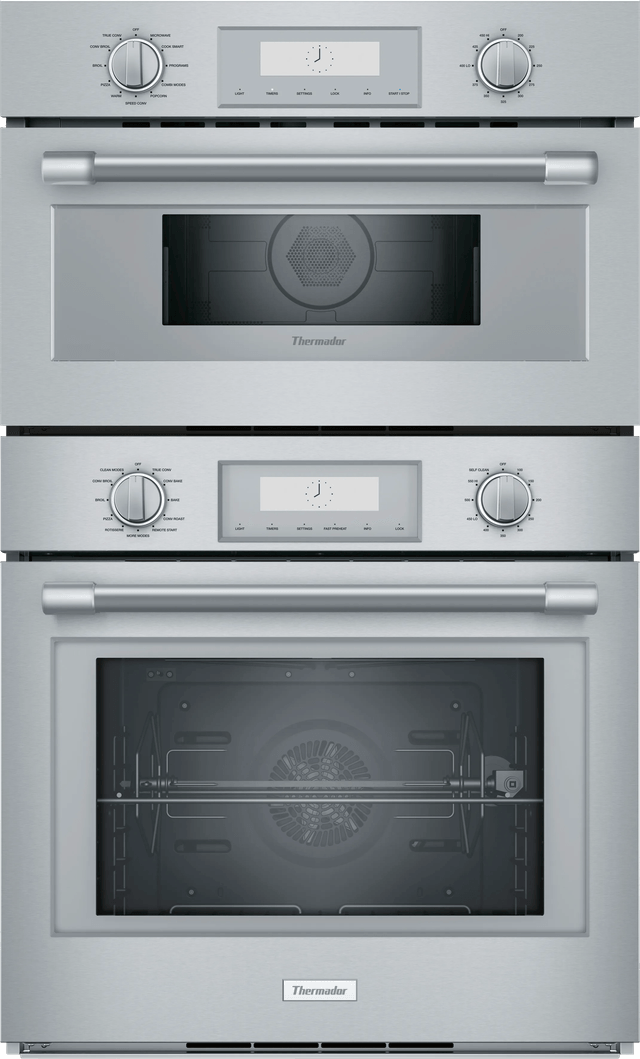 Thermador 30'' Microwave Combination Speed Oven with Self-Clean Mode and Telescopic Rack