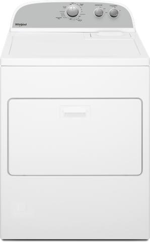 Whirlpool 7.0 cu. ft. Electric Vented Dryer with AUTODRY Drying System, Hamper Door - White