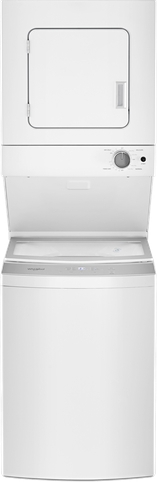 Whirlpool 24 Inch Electric Laundry Center with 1.6 cu. ft. Washer, 6 Wash Cycles, 3.4 cu. ft. Dryer