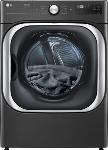 LG 9.0 cu. ft. Stackable Gas Dryer with TurboSteam and Sensor Dry Technology