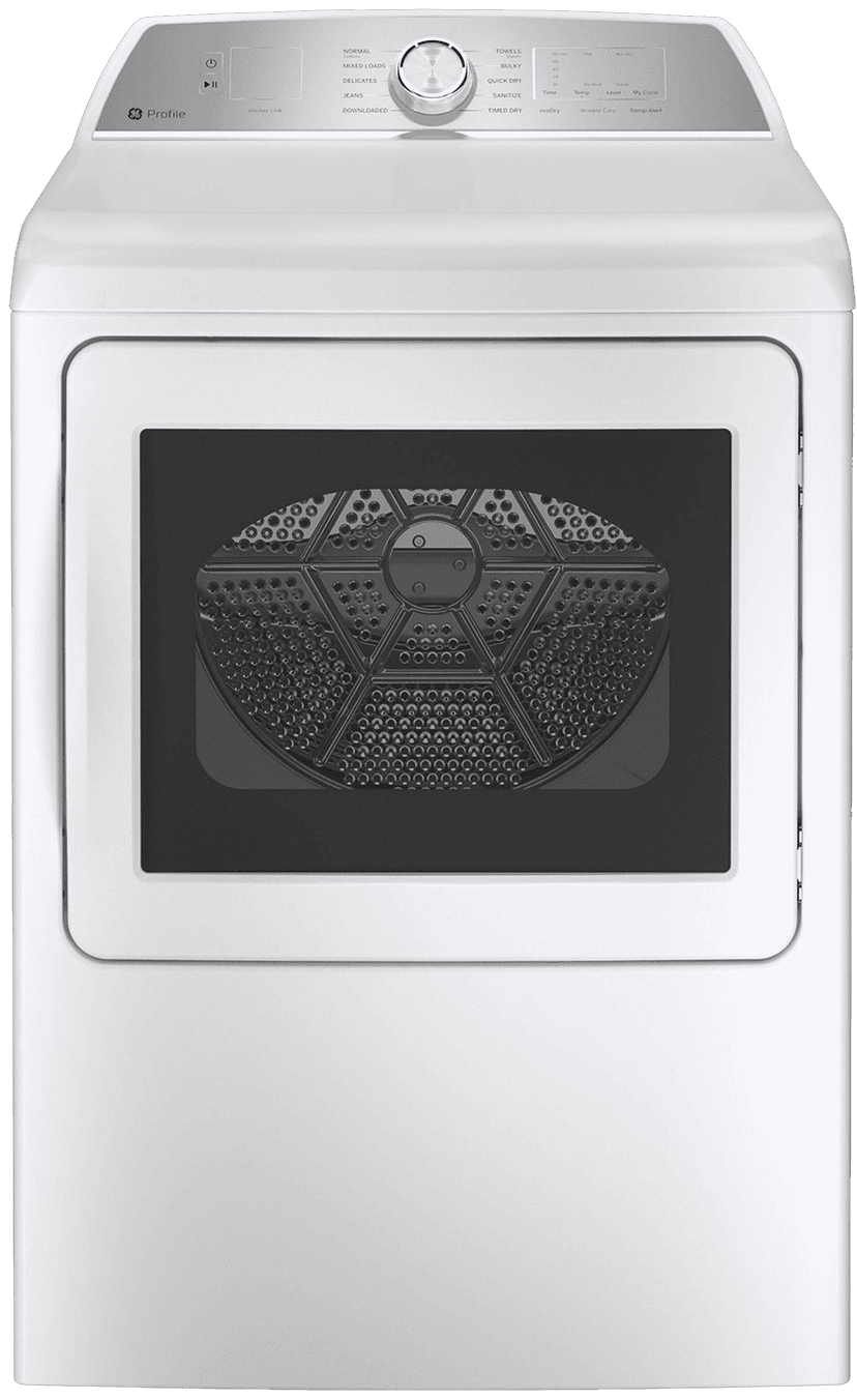 GE Profile Energy Star 7.4 cu.ft. Smart Gas Dryer with Sanitize Cycle and Sensor Dry