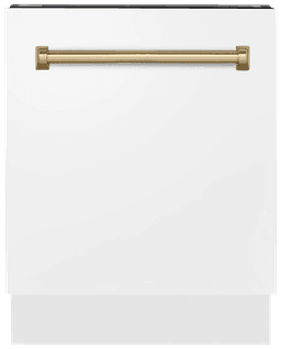 White Matte & Champagne Bronze