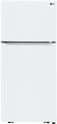 LG 20 cu. ft. Top Freezer Refrigerator in White - LTCS20020W