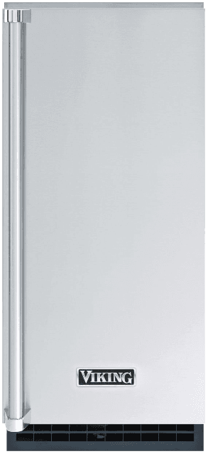 VIKING 15 Inch Panel Ready Outdoor Built-In Ice Maker with 65 lbs